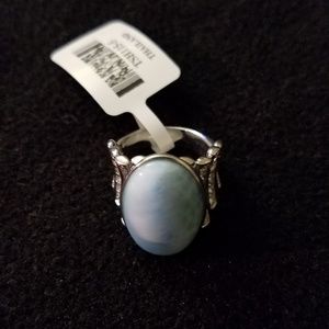Larimar Sterling Silver Ring